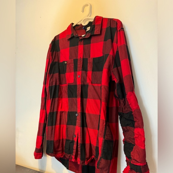 Plaid red black checkered HM - Picture 1 of 2